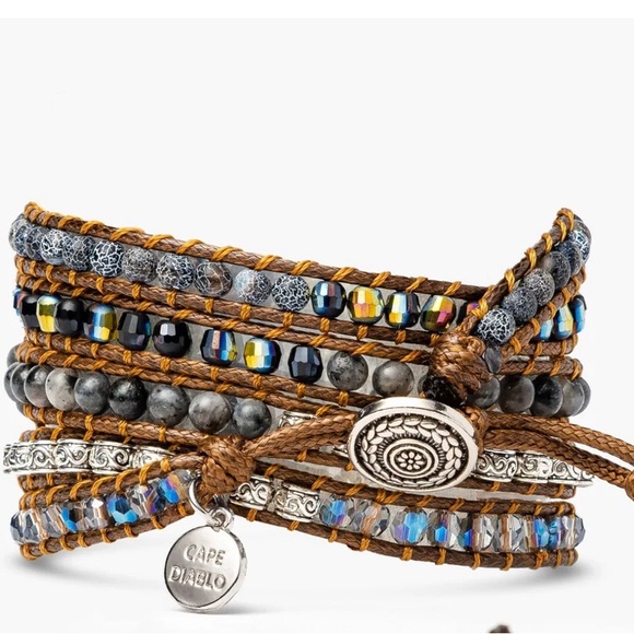 Onyx Moonlight Apple Watch Strap 🤎🖤🩶🩵 - Picture 2 of 6